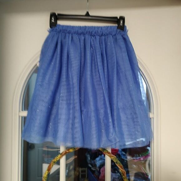 New The Children's Place Purple Sparkly Tulle Skirt Size Girl's M 7/8 - Picture 1 of 2